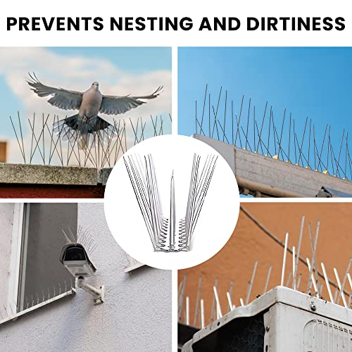 Essoti Store Pigeon Bird Control Spike Set of 7 Pieces for AC Outdoor Unit
