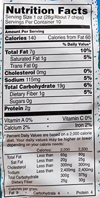 Frito Lay Tostitos Original Restaurant Style Tortilla Chips, 10 oz ℮ 283.5 g