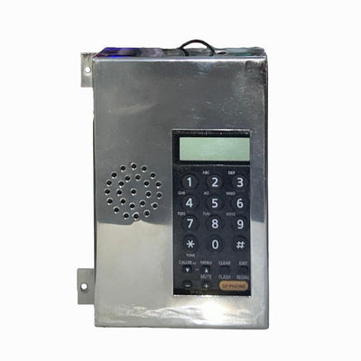 Dee Vee Lift Phone | with Speaker in Steeliness Steel Frame Easy-to-Use Keypad Enhanced Sound Quality Black