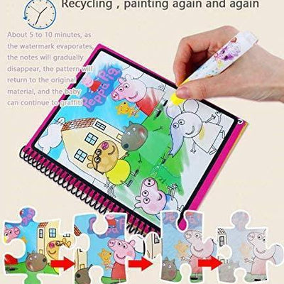 Reusable Magic Water Painting Book