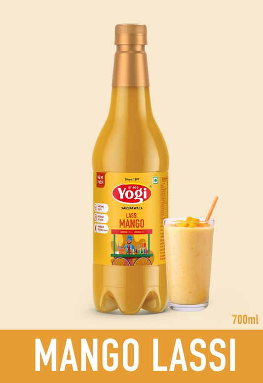 Shree Yogi Sharbatwala Mango Lassi Syrup | 750 ML