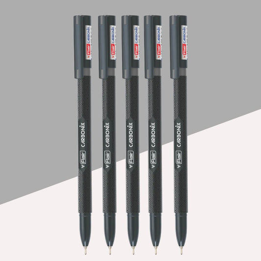 Flair Carbonix Blu Ball Pen – Black ( Pack of 1 )