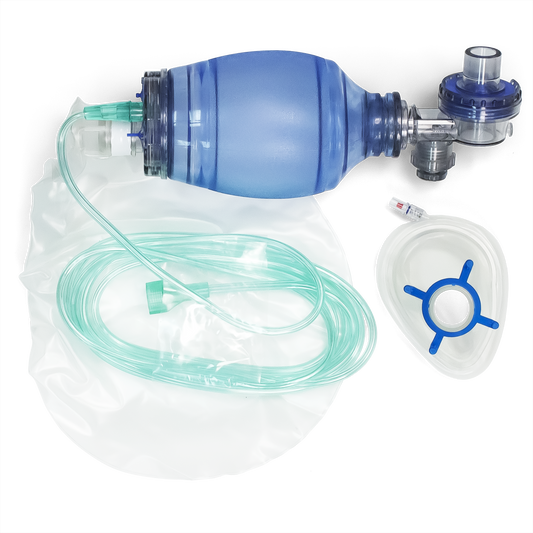 Resuscitation Bag, Pediatric with CPR Mask 2500 cc Manual Pump Bag