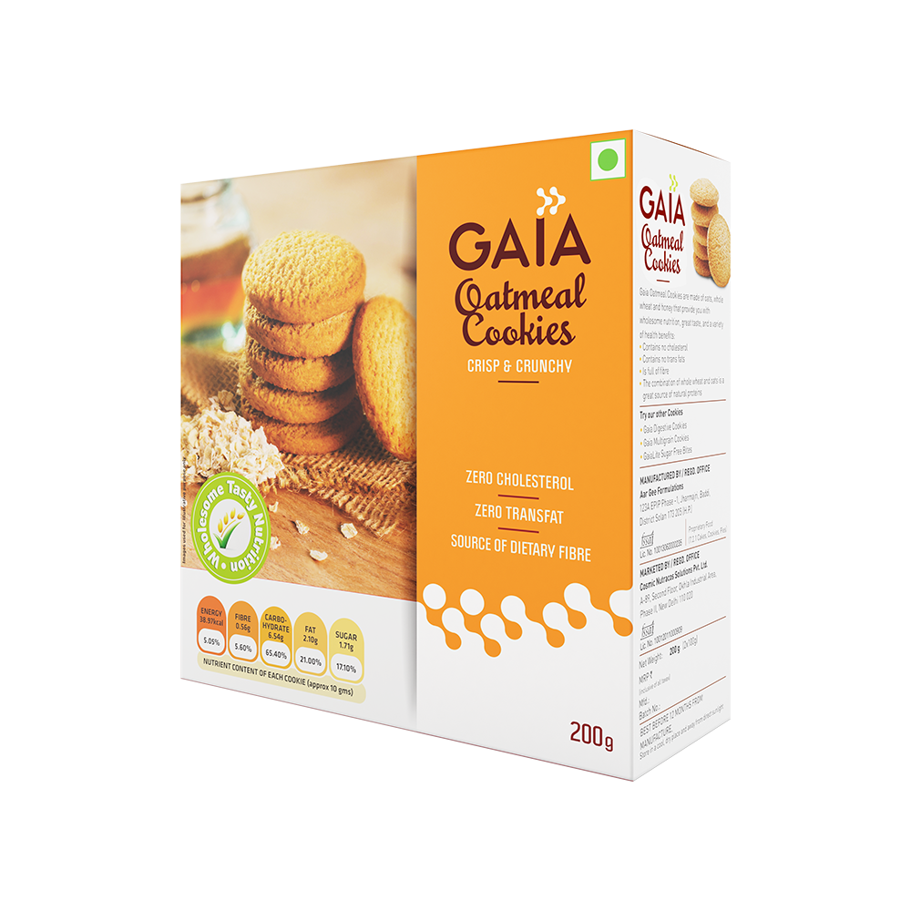Gaia Oatmeal Cookies | 400 gms