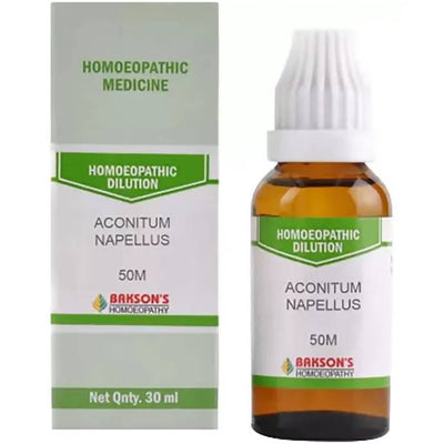 Bakson's Homeopathy Aconitum Napellus Dilution