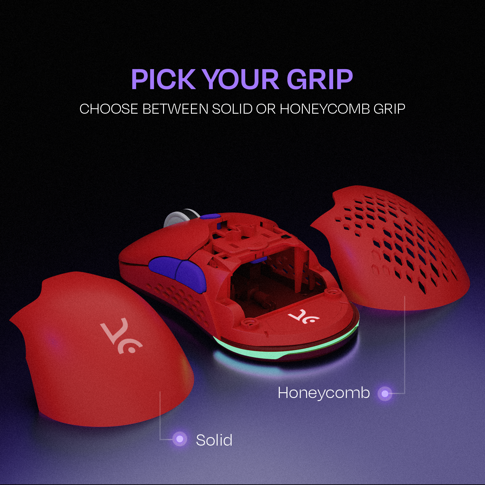 Chimera Red Wireless Gaming Mouse