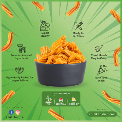 Stuti Schezwan Soya Sticks | 200 gms