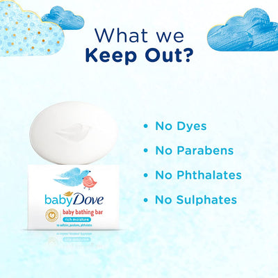 Dove Baby Rich Moisture Bathing Bar (Soap)