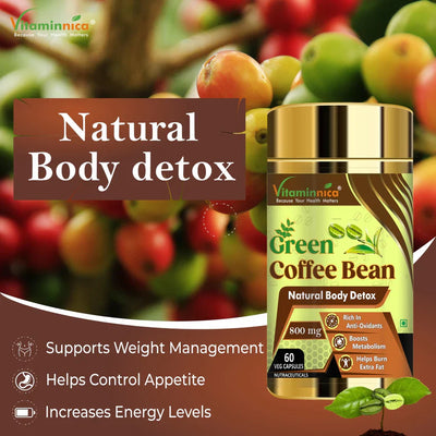 Vitaminnica Green Coffee Bean - Boosts Metabolism and Weight Loss