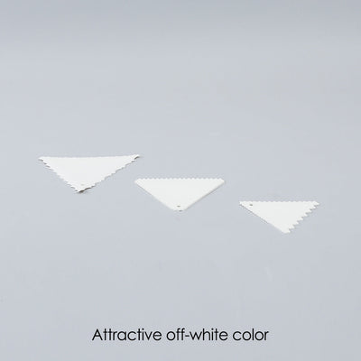 Ambrosia Cake Scrapers (3-in-1) - White