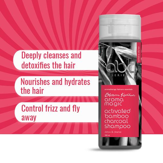 Aroma Magic Activated Bamboo Charcoal Shampoo (200 ml)