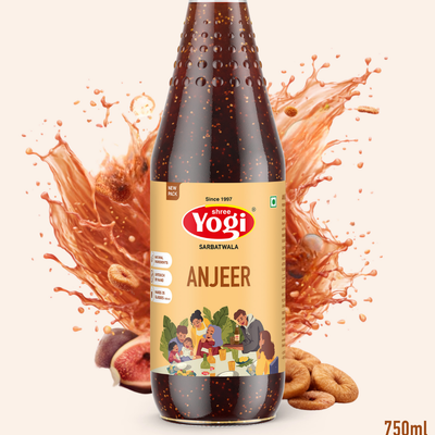 Shree Yogi Sharbatwala Premium Anjeer Syrup | 750 ML