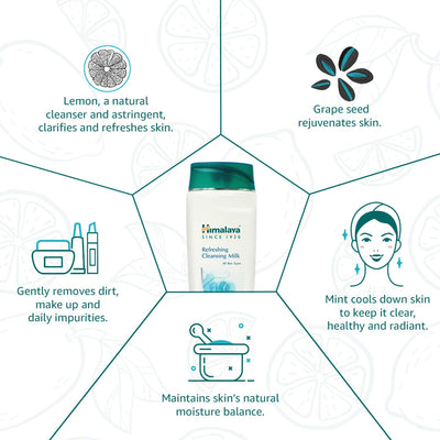 Himalaya Refreshing Cleansing Milk - 100 ml