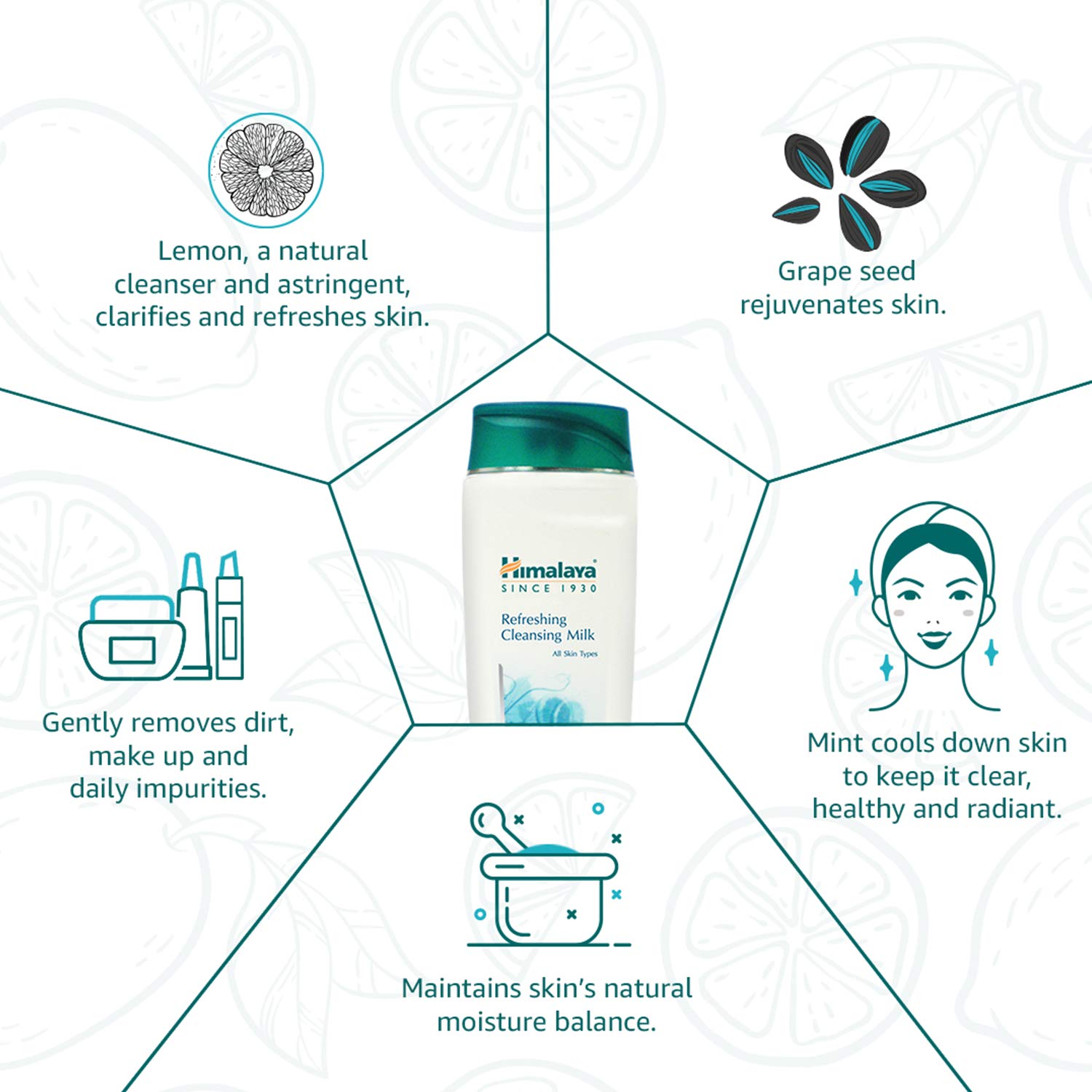 Himalaya Refreshing Cleansing Milk - 100 ml