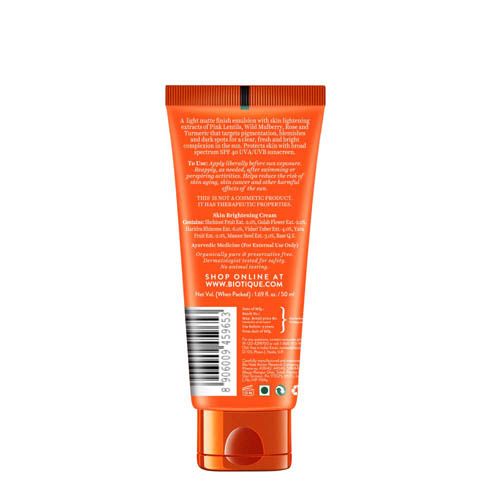 Biotique Sun Shield Pink Lentils 40+ SPF Sunscreen, 3-In-1 Matte Look Daily