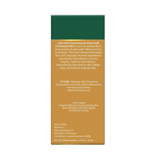 Biotique Advanced Organics 24K Gold Concentrate Pure Gold Treatment Oil