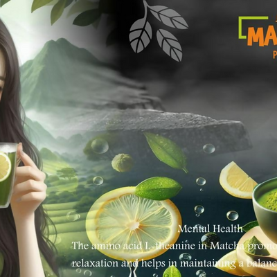 Eteasy Japanese Ceremonial Grade Matcha Honey Lemon Juice Green Tea
