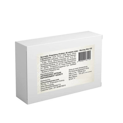 artNweaves Morning Mist Ice Handmade Soap