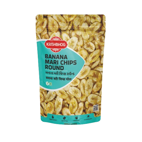 Krish Bhog Sweets Banana Mari Chips Round | 400 gms