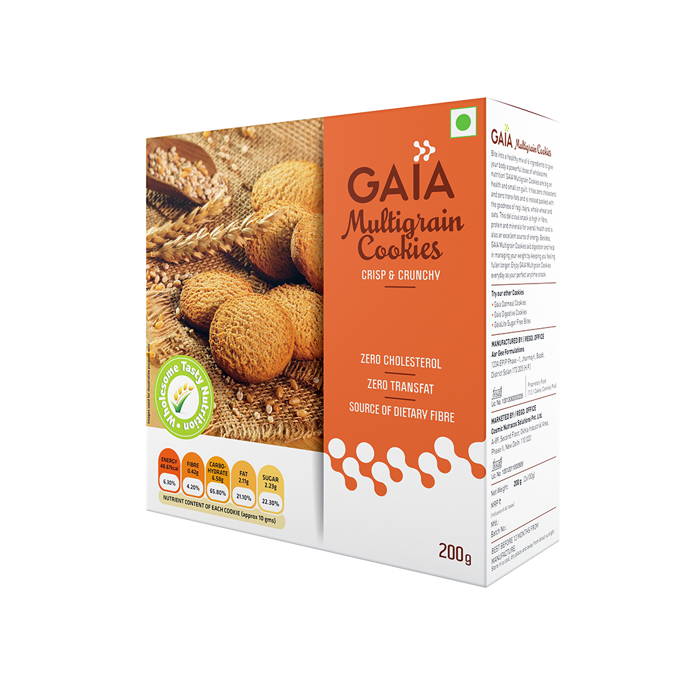 Gaia Multigrain Cookies | 400 gms