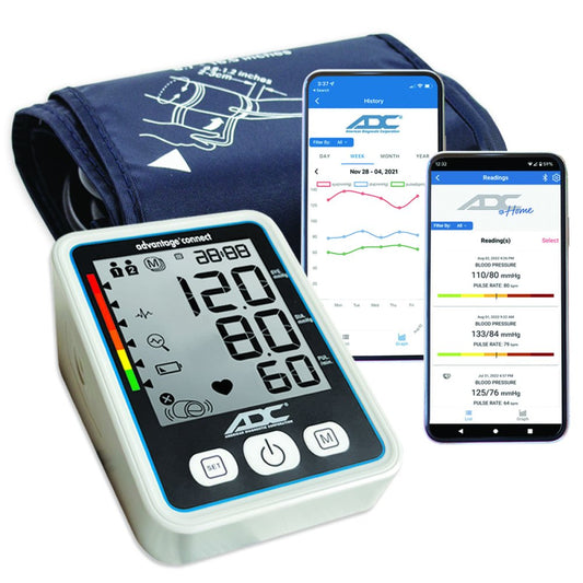 Advantage Connect  Automatic Digital BP Monitor with Bluetooth, Adult Cuff 8.7in to 16.5in