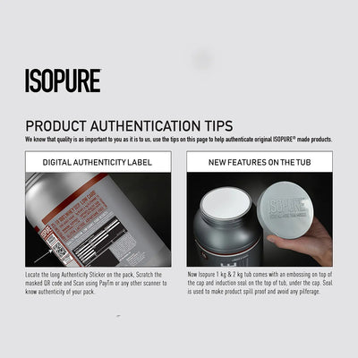 Isopure Whey Protein Isolate Powder