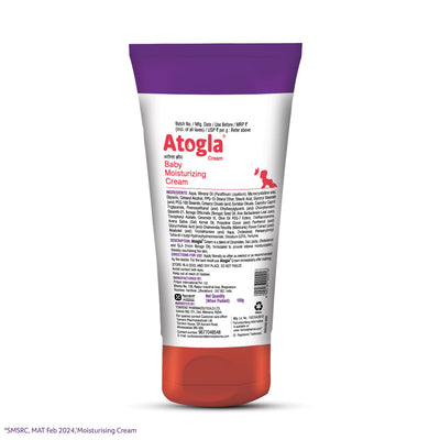 Atogla Baby Cream 100g from Tedibar Family | Advanced Gentle Moisturising Cream |Pediatrician Recommended- By Torrent Pharma