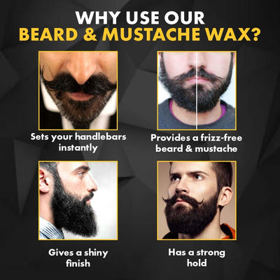 4x UrbanGabru Beard & Mustache Wax (50 gm each)  - Pack of 4