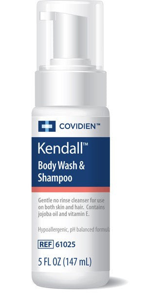 Kendall No-Rinse Body Wash & Shampoo Cleanser 5 oz