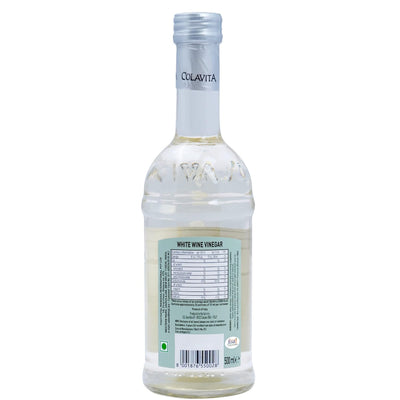 Colavita White Italian Condiment 500ml | Pairs well with Meats, White Sauces, Vegetables, Salads, Fish, and Rice | No Artificial Colors