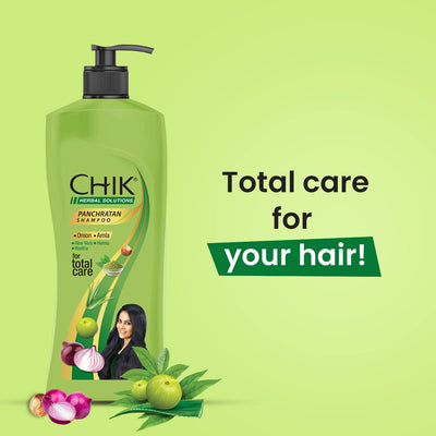 Chik Panchratan Herbal Solution Total Hair Care Shampoo, 1L  (1000ml)