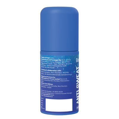 Bold Care Ocean Fresh Antiperspirant & Anti-sweat Deodorant Roll-on - Controls Sweat & Removes Body Odour - All-Day Freshness For Men - Alcohol-Free - Keeps Skin Fresh & Clean - 50ml