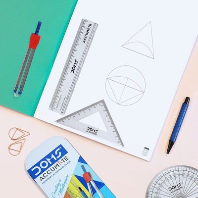Doms Accumate Mathematical Drawing Instrument Geometry Box