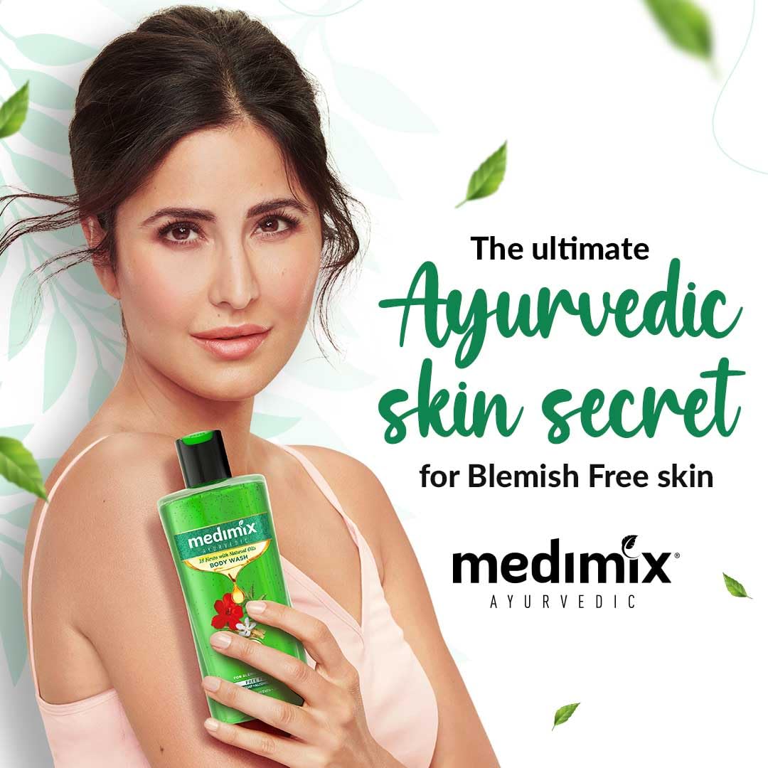 3x Medimix Ayurvedic Bodywash 18 Herbs & Natural Oils | Herbal | Paraben-free & Sulphate-free 300ml each - Pack of 3