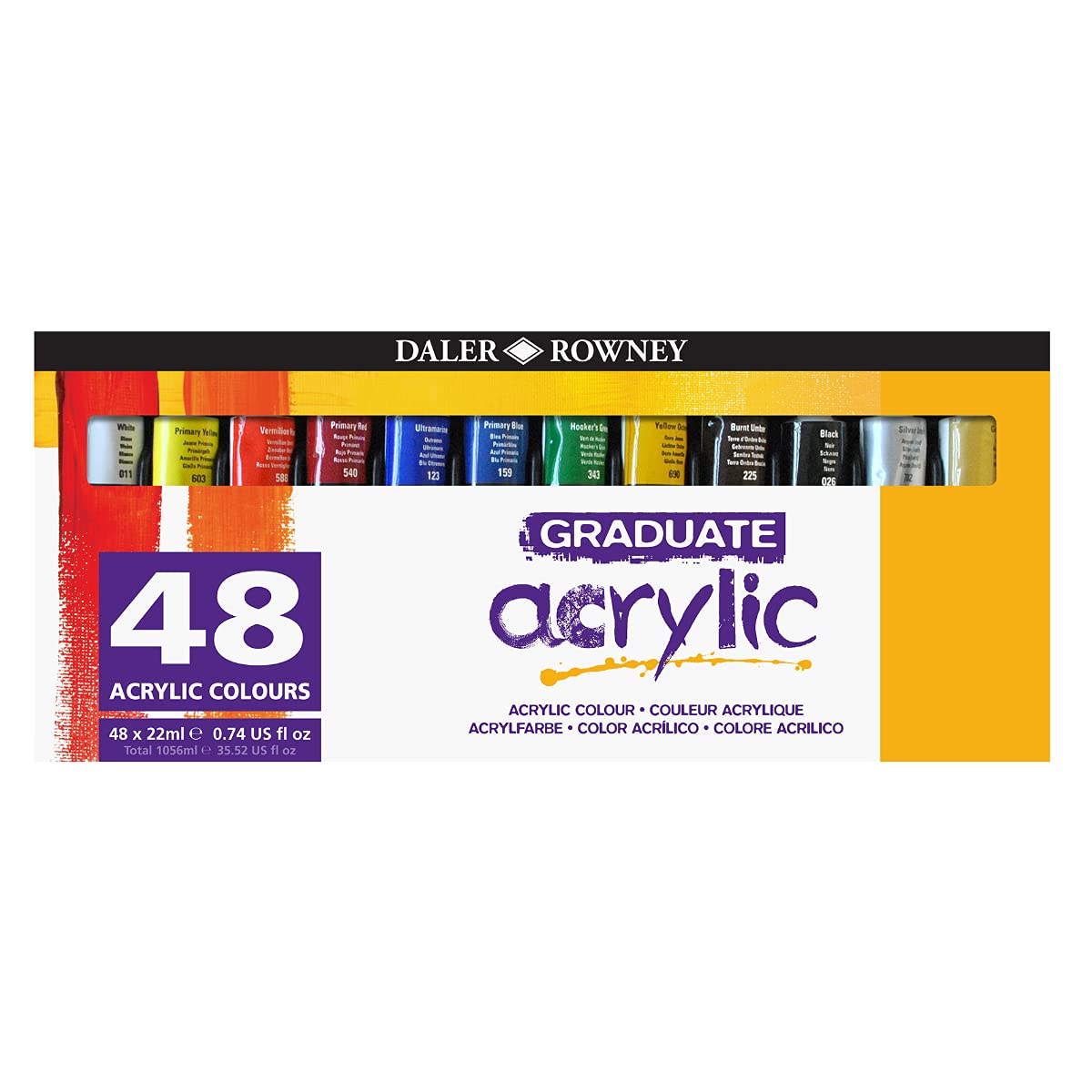 Daler Rowney Graduate Acrylic Colour Paint Tube Set