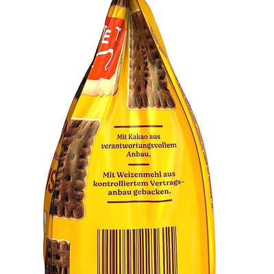 Bahlsen Leibniz Minis Black & White Cocoa Biscuit Covered With White Chocolate 125 grams