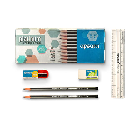 Apsara Platinum Pencils Value Pack - Pack of 20