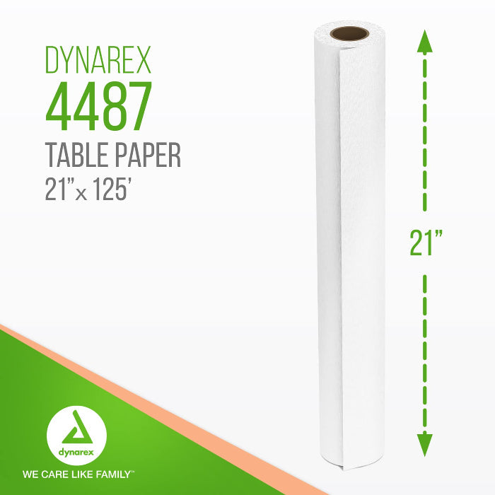 Exam Table Paper, Crepe Style, White, 12/Rolls