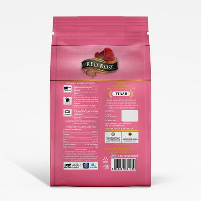 Red Rose Tibar Basmati Rice 1Kg, Perfectly Aged, Grain with Rich Aroma, Best Indian Basmati Rice
