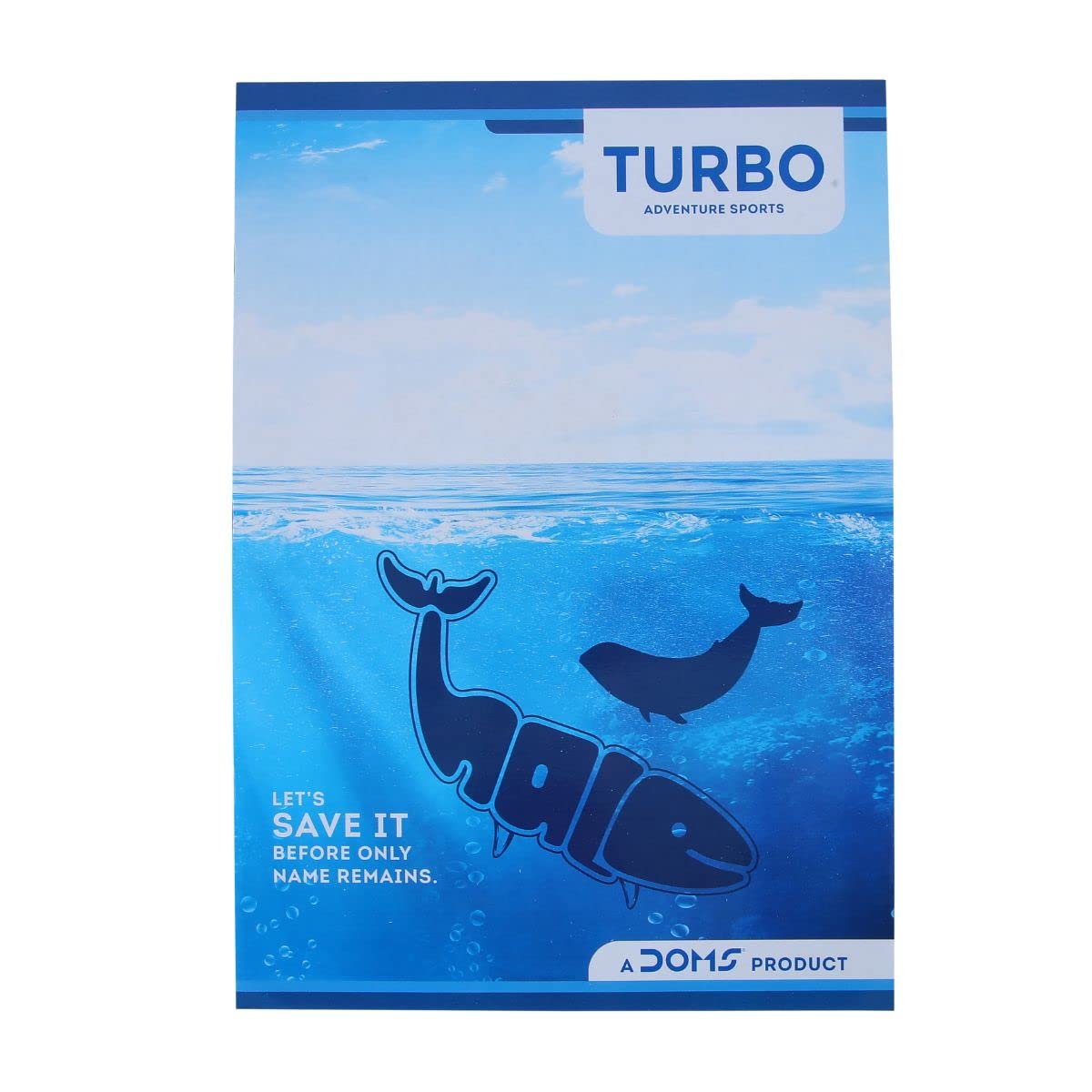 Doms Adventure Sports Series Turbo Notebook - A4 - Unruled