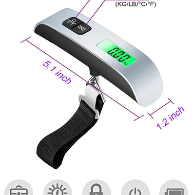 EZ Life Grey Luggage Scale