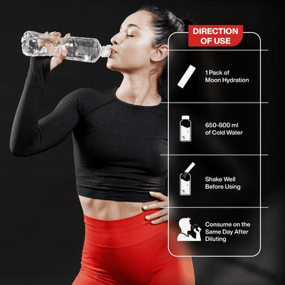 Moon Lunar Lychee hydration Booster | 100% Natural & Healthy Electrolytes Mix | Instant Hydration Pack of 6 (16g Sachets)