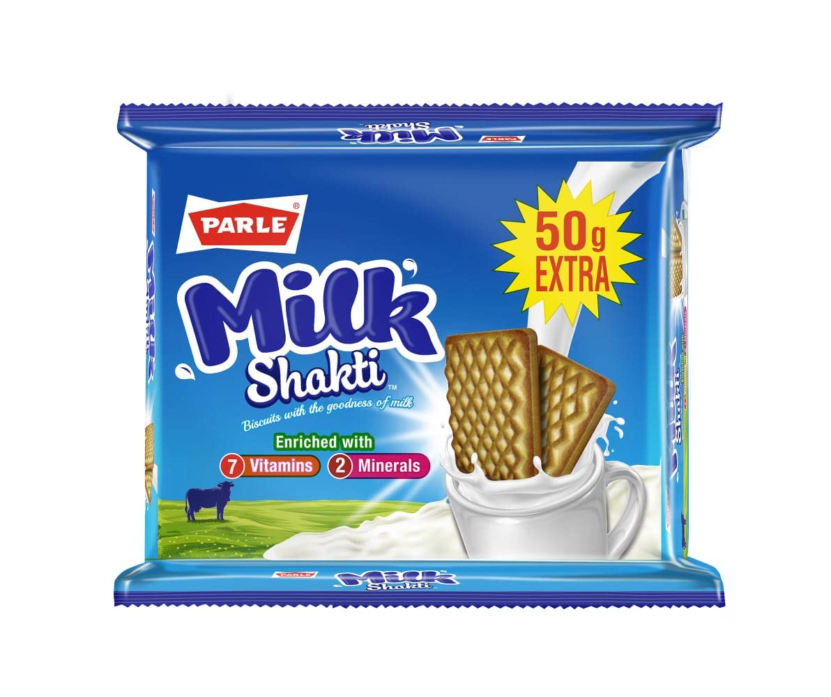 Parle Milk Shakti Biscuit 350 gm Pack