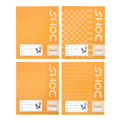 Doms Brown Cover Notebook - Medium Square 12Mm