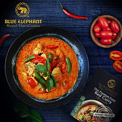 4x Blue Elephant Red Curry Paste 70g each - Pack of 4