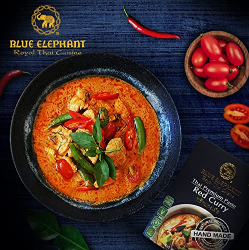 4x Blue Elephant Red Curry Paste 70g each - Pack of 4
