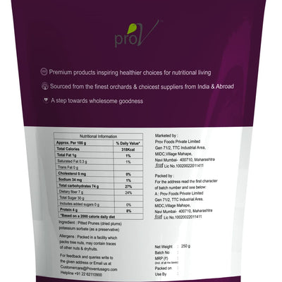 ProV Premium - Prunes 250 gm