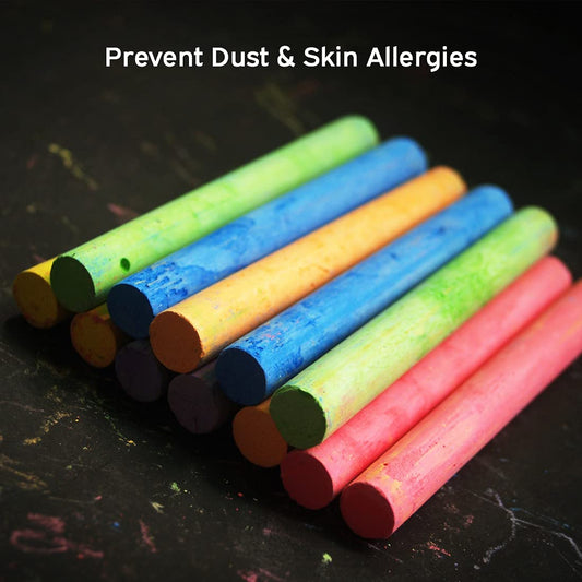 Doms Non-Toxic Dustless Coloured Chalk