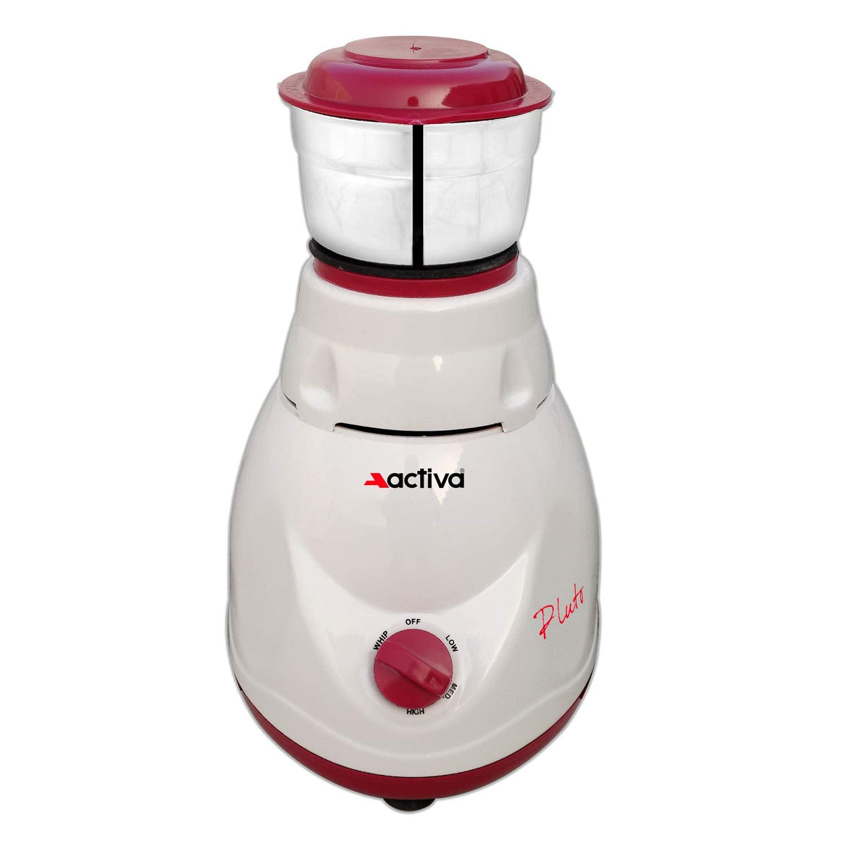Activa Pluto 2 Jar 500 Watts Mixer Grinder (18 MM) Heavy Duty Motor Grinder (ABS BODY) comes with 3 year warranty