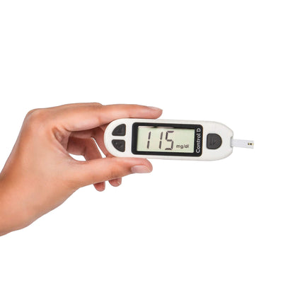 Control D Blood Glucose Monitor (Pack of 25 Strips, White)